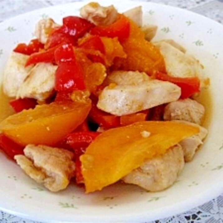 赤白黄色~のトマト煮